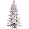 Gerson Sterling 7.5' Heavy Flocked Layered Spruce^ Stocking / Skirt