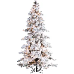 Gerson Sterling 7.5' Heavy Flocked Layered Spruce^ Stocking / Skirt