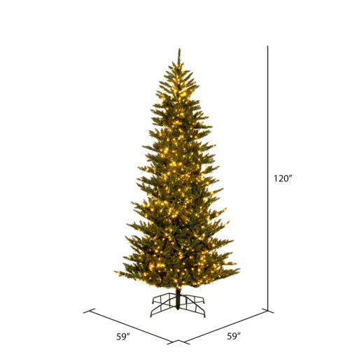 Vickerman 10' Natural Fraser 3Mm Led 2200Cc, K194088Ledcc, ^ Pre-Lit