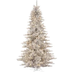 Vickerman 4.5' Silver Tree Dura-Lit Led 250Ww, K166846Led, ^ Glass