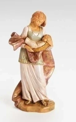 Fontanini Alexandra, Woman W/Child 5", , 54067^ Stocking / Skirt