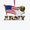 Fashion Army With American Flag Ornament For Personalization Speciality