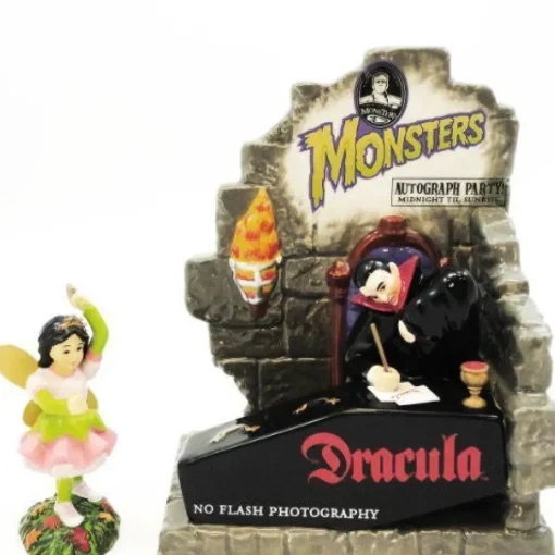 Hot Autographs With Dracula Halloween Village