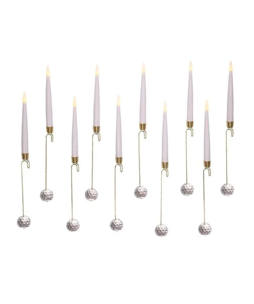 Discount Battery-Operated Candle With Glass Weight Light Set, Bat0001, Kurt Adler General Gifts