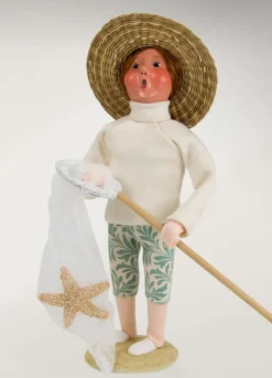 Byers Choice Beach Girl Catching Starfish, , Znau173^ Byers Choice Carolers