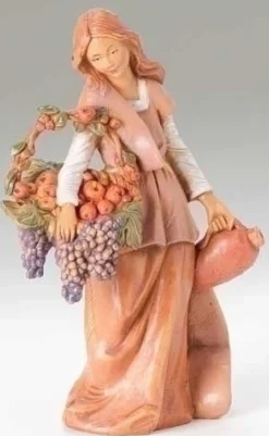 Sale Bethany Woman With Grapes 5", , 57526 5"