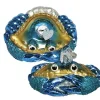 Old World Christmas Blue Crab^ Blown Glass