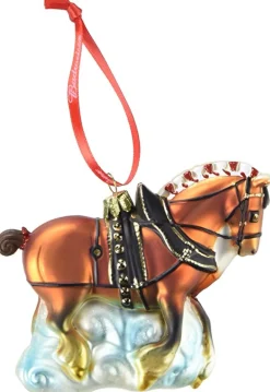 Hot Budweiser Glass Horse Ornament Ab4152 Speciality