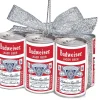 Kurt S Adler Budweiser Vintage Cans With Bow Ornament By Kurt Adler^ Stocking / Skirt