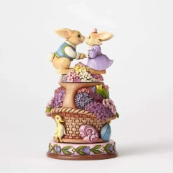 Cheap Bunnies With Rotatable Flowers General Gifts