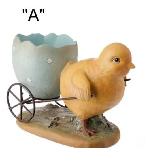 Raz Bunny Or Chick With Wagon^ Easter