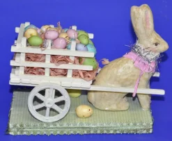 Midwest Importers Bunny Pullinng A Cart Of Eggs^ Stocking / Skirt