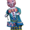 Store Bunny With Drums, Collectible Tin Toy, Ms298 Novelty