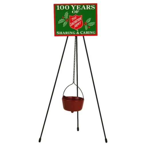 Byers Choice Red Kettle With Tripod, 430Ke^ Byers Choice Carolers