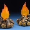 Shop Campfires Lighted Set Of 2, , 50813 7.5"