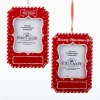 Kurt S Adler Cat And Dog Picture Frame Ornaments For Personalization^ Resin