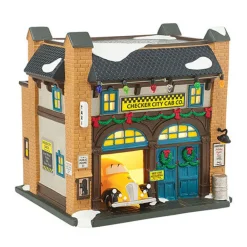 Clearance Checker City Cab Co. Christmas In The City Village