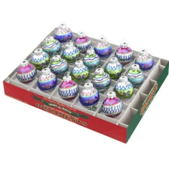 Shiny Brite Christmas Brites 1.25" 20 Count Decorated Rounds^ Garlands (Tree)