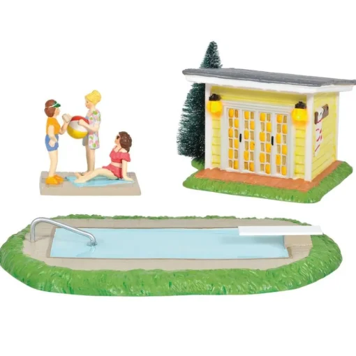 Cheap Christmas Vacation, Pool Fantasy, 6005457, Snow Village Snow Village