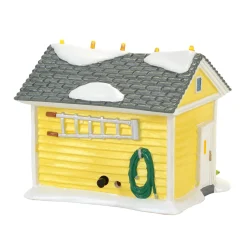 Department 56 Christmas Vacation, The Griswold Holiday Garage, Snow Village , 4056686^ Stocking / Skirt