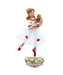Kurt S Adler Clara With Nutcracker/Musical, F0309, Kurt Adler^ Resin
