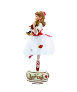Kurt S Adler Clara With Nutcracker/Musical, F0309, Kurt Adler^ Resin