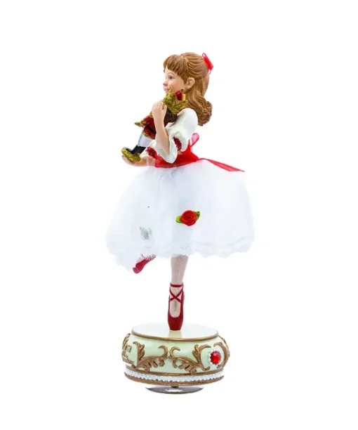 Kurt S Adler Clara With Nutcracker/Musical, F0309, Kurt Adler^ Stocking / Skirt