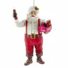Kurt S Adler Coca-Cola® Santa Holding A 6-Pack Ornament, Cc9122, Kurt Adler^ Clothtique/Fabriche Santas
