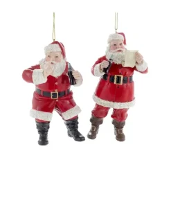 Kurt S Adler Coca-Cola® Santa With Coke, 2 Assorted, Cc2157^ Stocking / Skirt