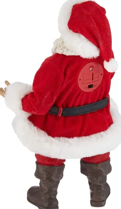 Kurt S Adler Coca-Cola®, Santa With Led Bottle , Cc5192, Fabriche^ Stocking / Skirt