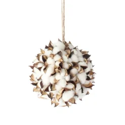 Raz Cotton Ball Ornament^ Stocking / Skirt