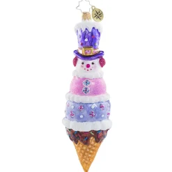 Christopher Radko Cr. A Cold And Frosty Treat, 1020728, ^ Christopher Radko