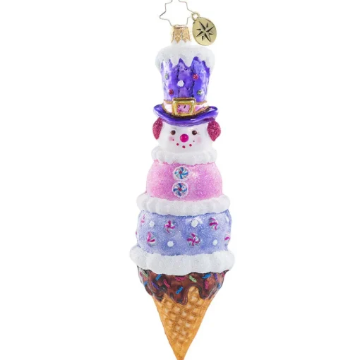 Christopher Radko Cr. A Cold And Frosty Treat, 1020728, ^ Christopher Radko