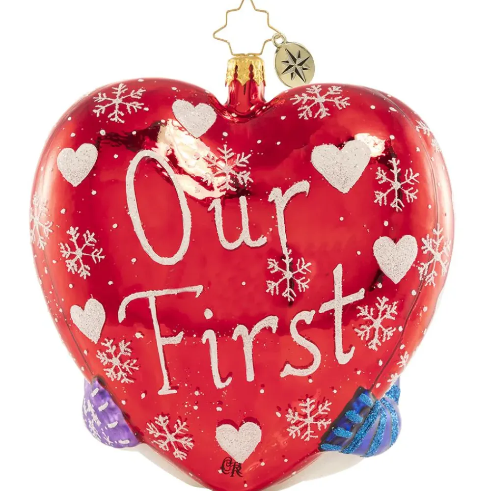 Christopher Radko Cr, A Frosty First Christmas, 1020884, ^ Blown Glass