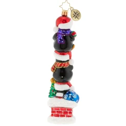 Christopher Radko Cr, A Stack Of Penguins, 1020093, ^ Stocking / Skirt