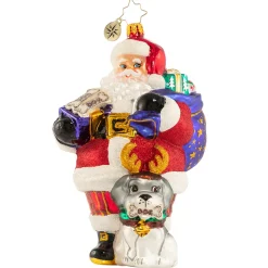 Christopher Radko Cr, A Woof-Tastic Helper!, 1020819, ^ Santas