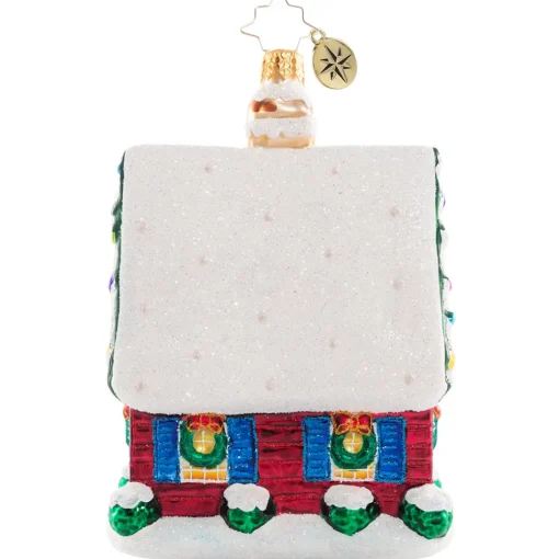 Christopher Radko Cr, Adorably Adorned Cottage, 1020736, ^ Blown Glass