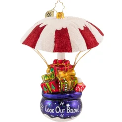 Christopher Radko Cr, Airmail Never Fails, 1020814, ^ Blown Glass
