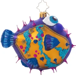 Christopher Radko Cr, All Puffed Up, 1021110, Radko^ Blown Glass