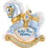 Christopher Radko Cr, Baby's First Christmas Foal, 1020687, ^ Glass