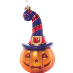 Christopher Radko Cr, Bewitching Jack-O-Lantern, 1021077, Radko^ Halloween/Witches