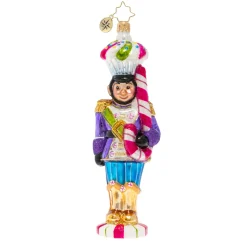 Christopher Radko Cr, Candy Cadet, 1020204, ^ Blown Glass