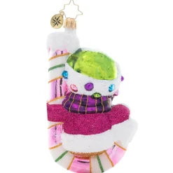 Christopher Radko Cr, Candy Cane Cutie, 1021563, Radko^ Blown Glass