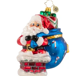 Christopher Radko Cr, Checkered Chariot, 1020885, ^ Santas