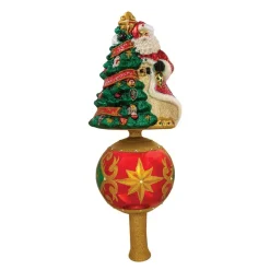 Christopher Radko Cr, Cheers To 35 Years Finial, 1020566, ^ Santas