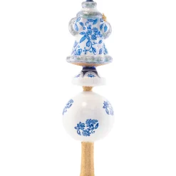 Christopher Radko Cr, Chinoiserie Elegance Santa Finial, 1021534, Radko^ Santas