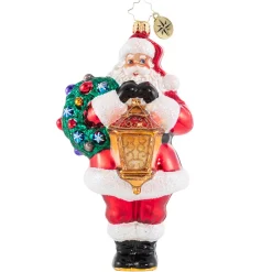 Christopher Radko Cr, Christmas' Leading Light, 1020783, ^ Blown Glass