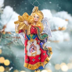 Clearance Cr, Christmas Star Angel, 1021443, Radko Religious