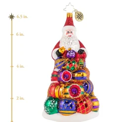 Christopher Radko Cr, Claus' Curated Collection, 1020746, ^ Glass
