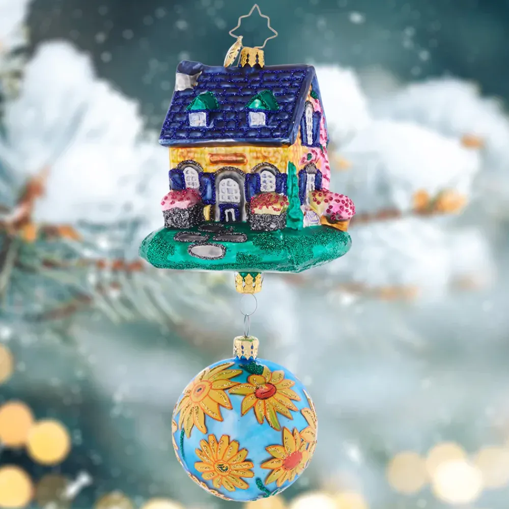 Christopher Radko Cr, Countryside Cottage, 1021606, Radko^ Stocking / Skirt